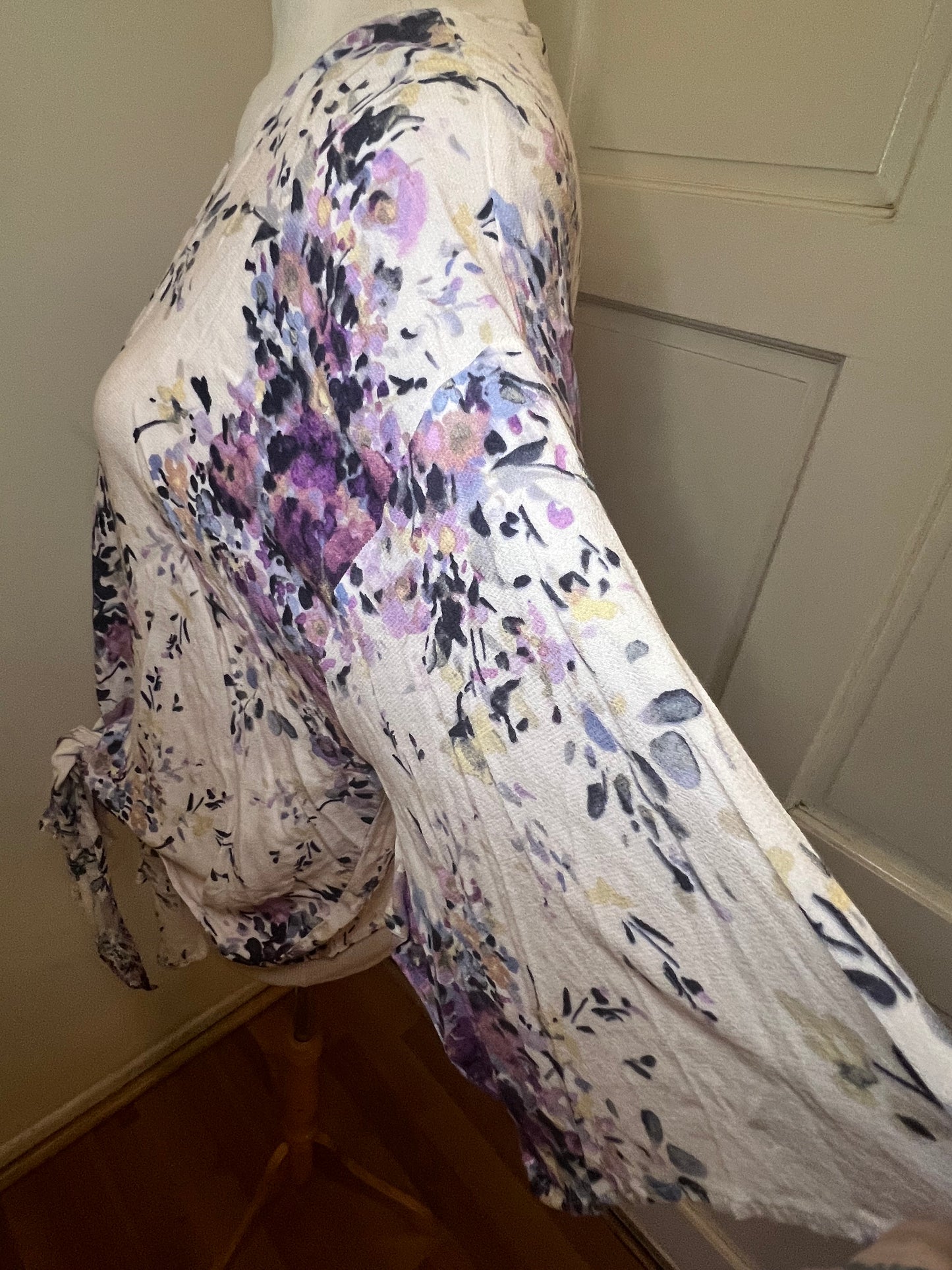 Amber Moon Revival: Love Stitch Tie Blouse