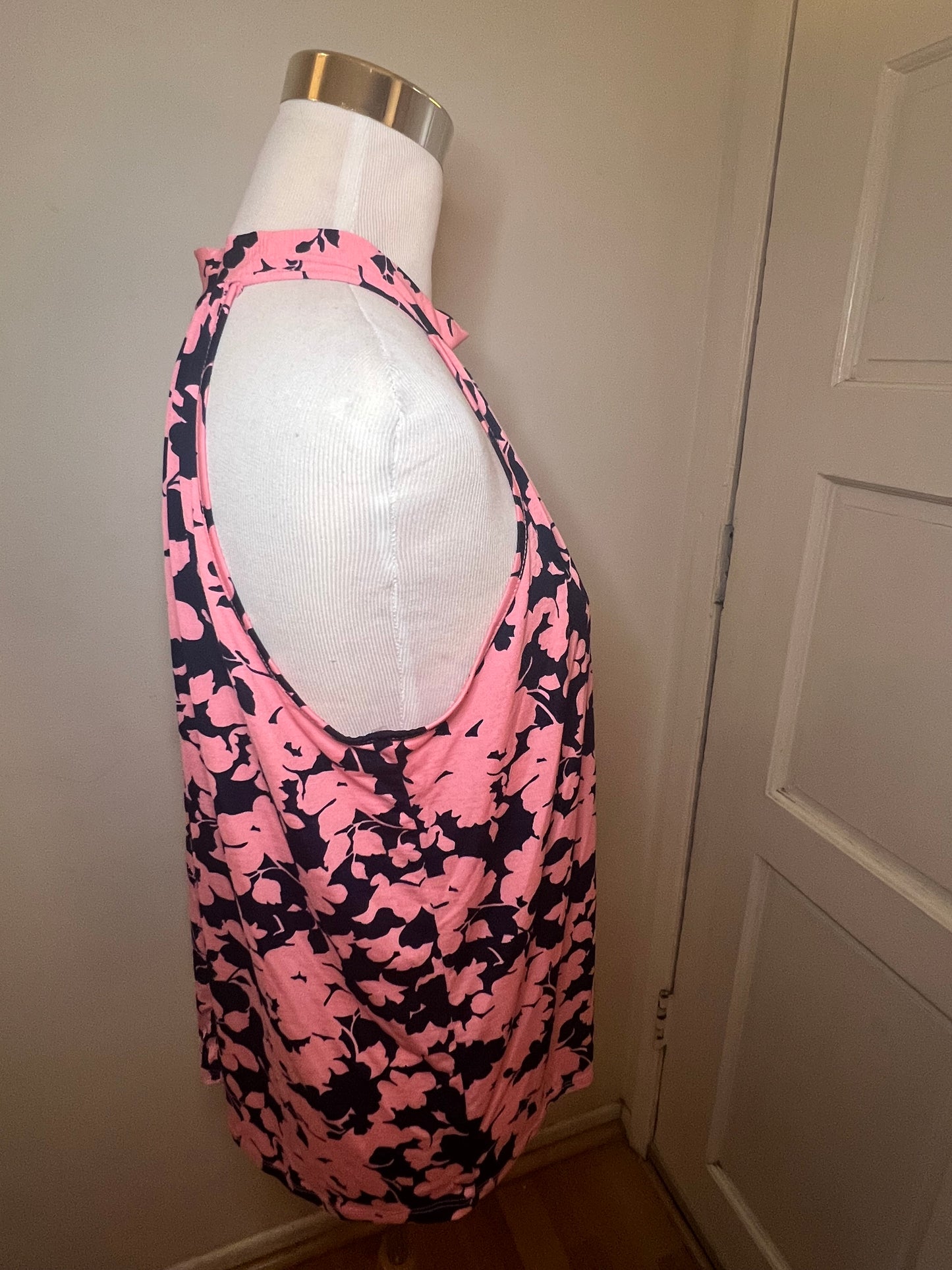 Amber Moon Revival: Floral Halter Tank