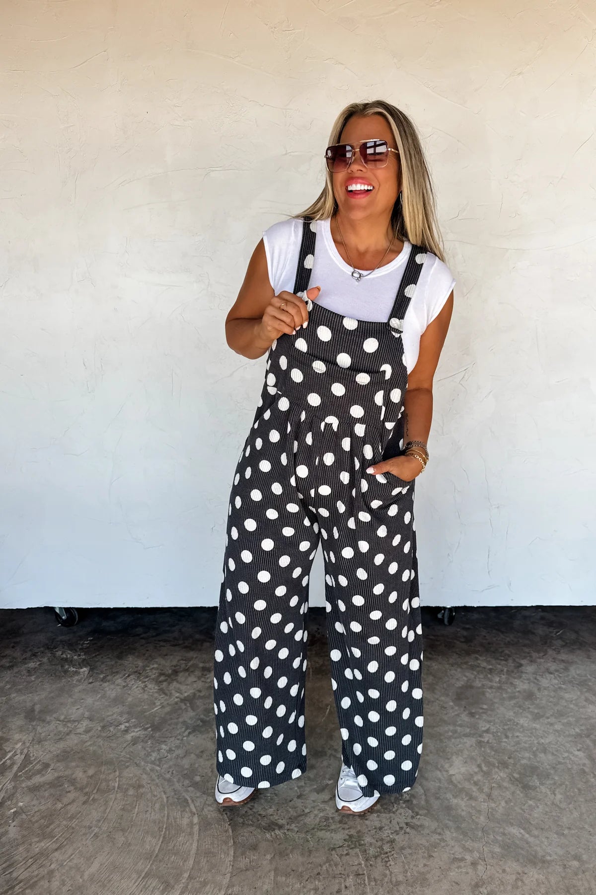 PREORDER: Polka Dot Overalls