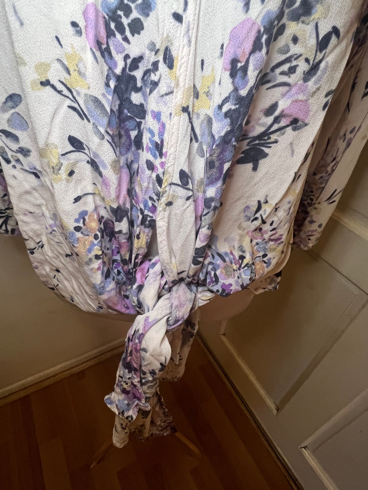 Amber Moon Revival: Love Stitch Tie Blouse