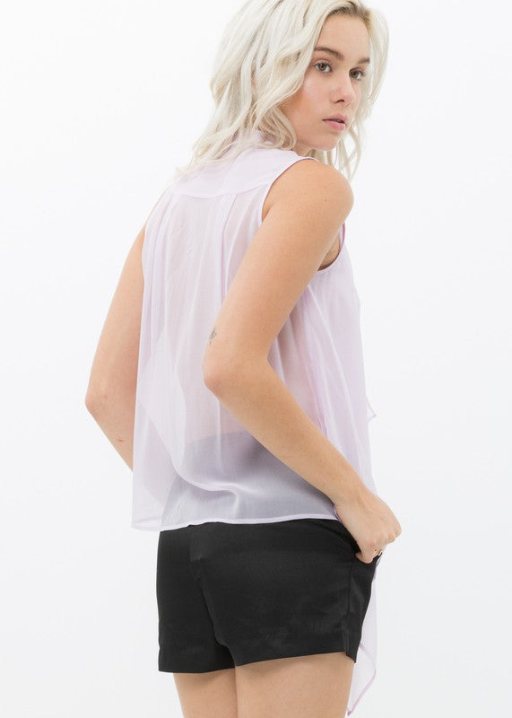 Silk Drape Blouse