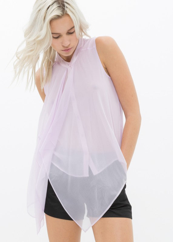 Silk Drape Blouse