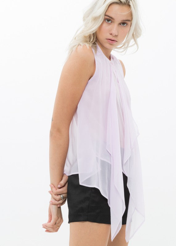 Silk Drape Blouse