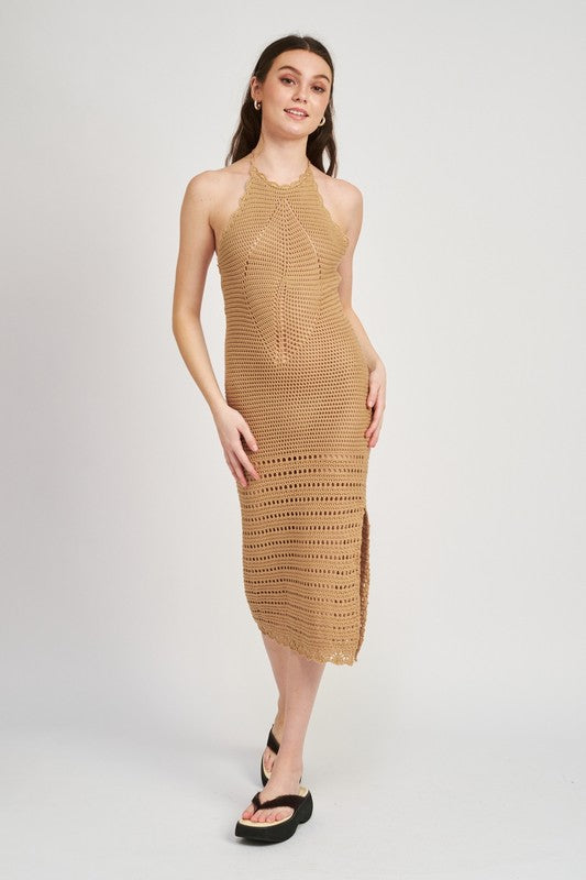 Crochet Halter Dress