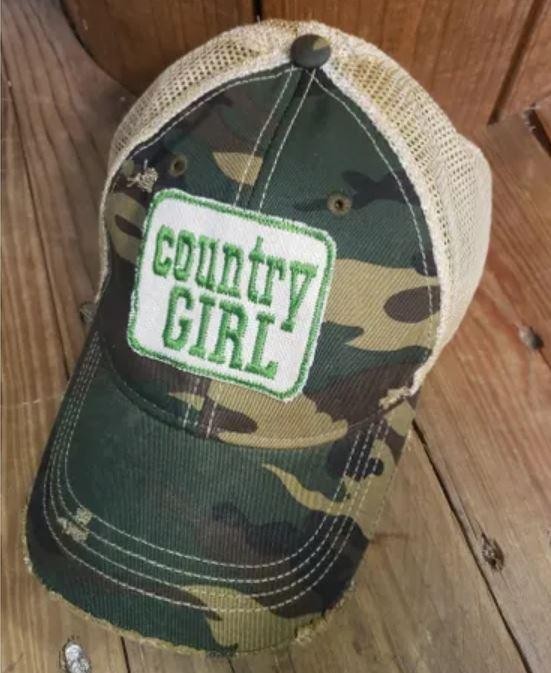 Country Girl Camo Trucker