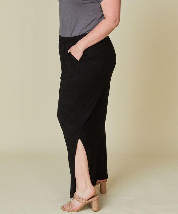 Plus - Organic Bamboo Maxi Skirt