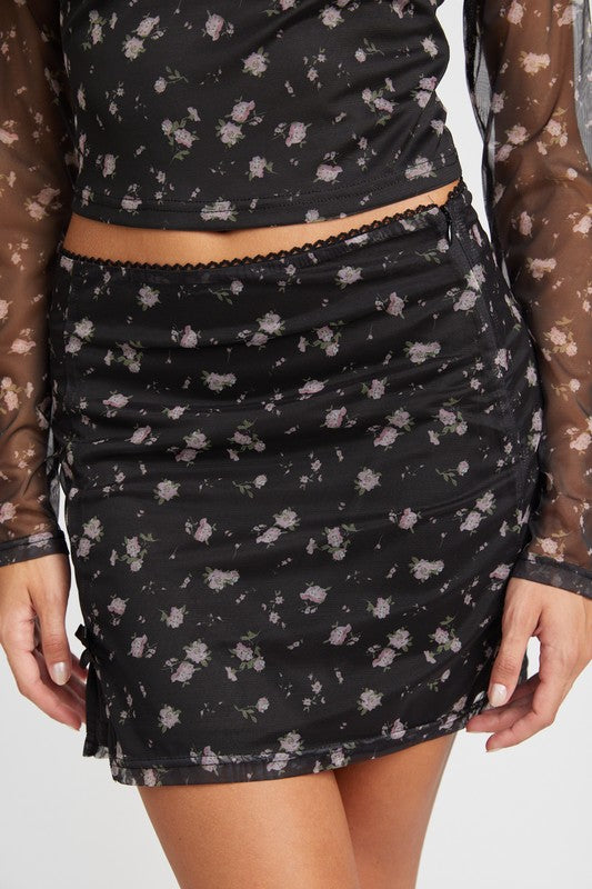 Tay Mesh Mini Skirt * Wear as a set