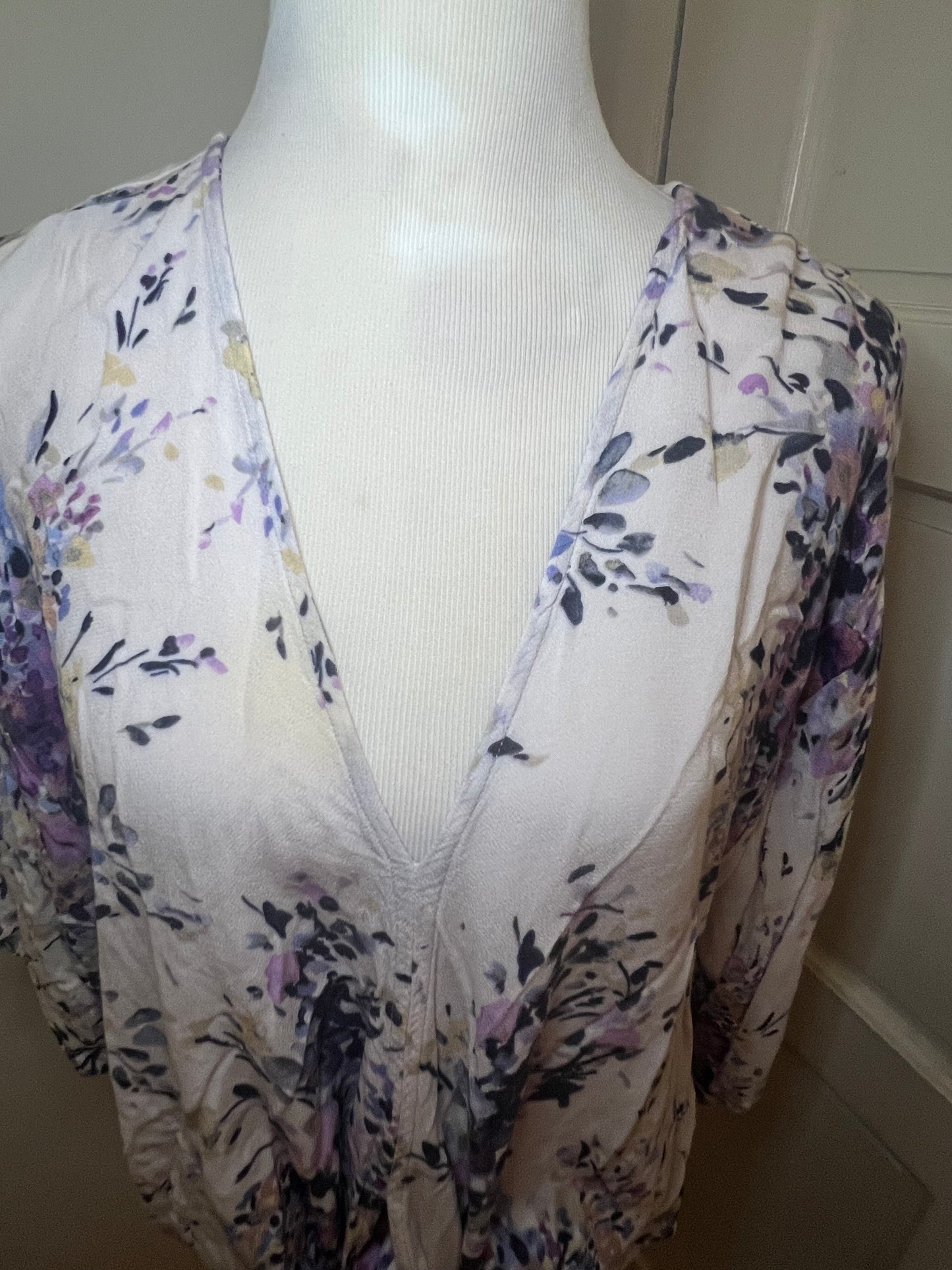 Amber Moon Revival: Love Stitch Tie Blouse