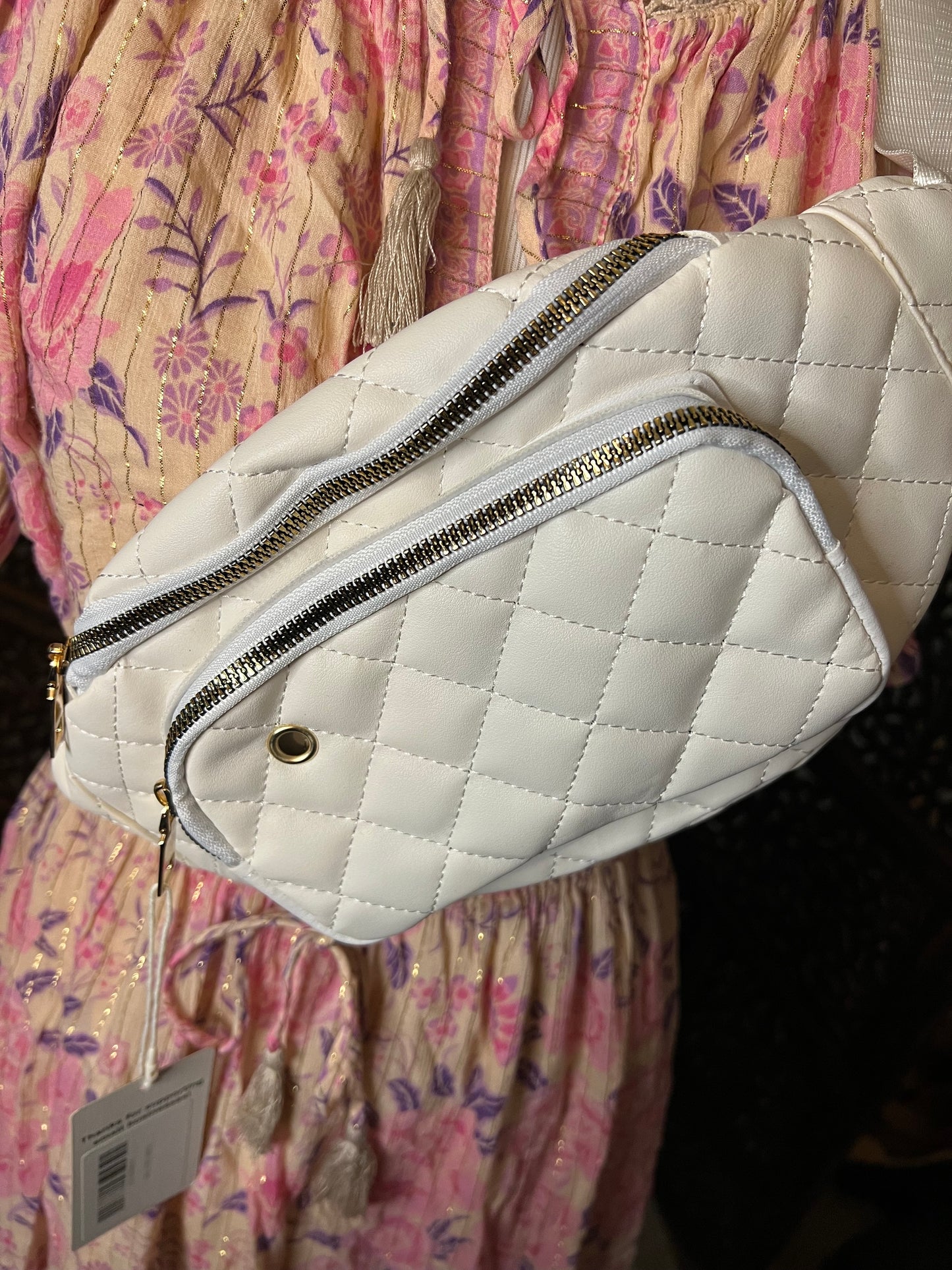 SAMPLE - The Amber Bag in White