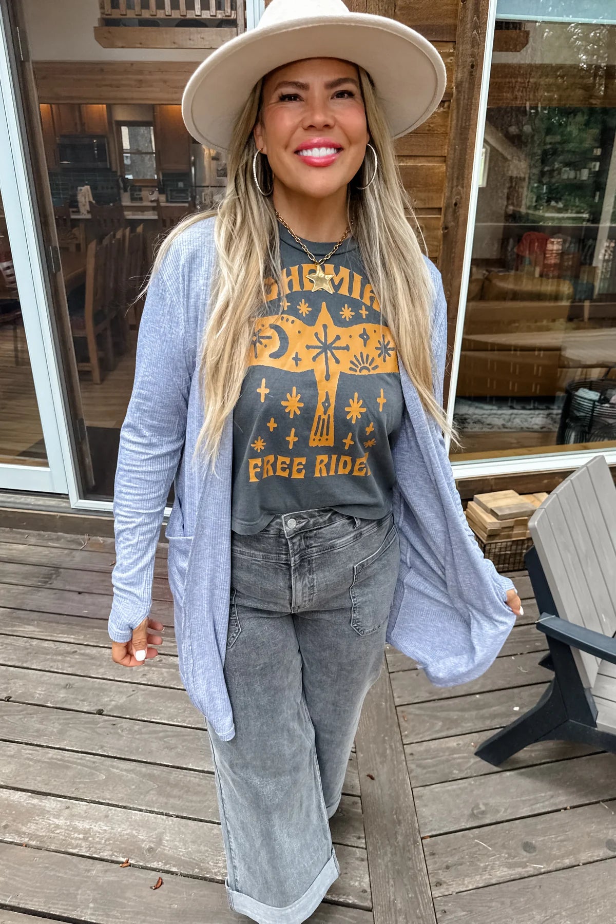 PREORDER: Grey Clover Front Pocket Jeans