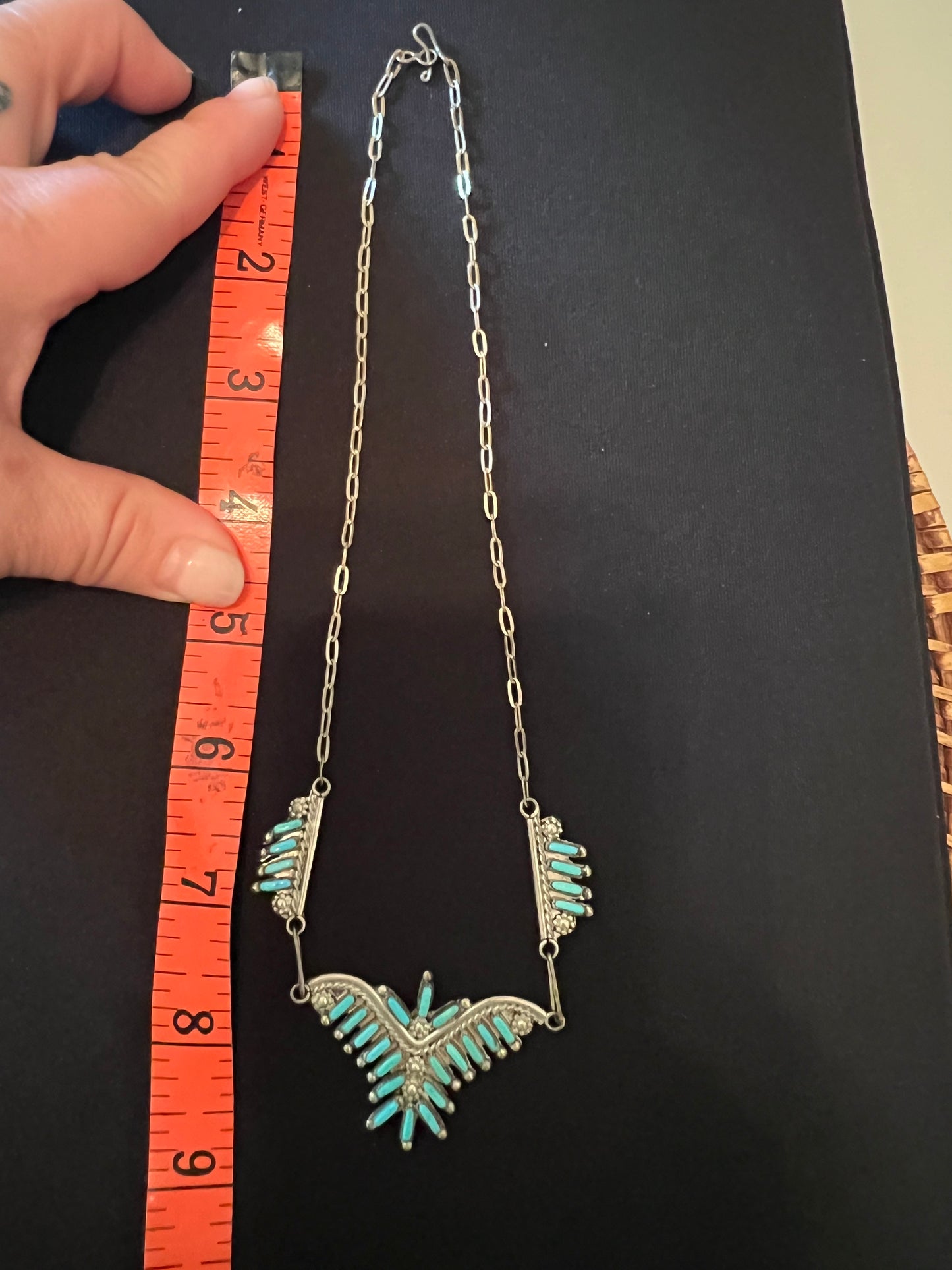 Vintage Zuni Turquoise Necklace