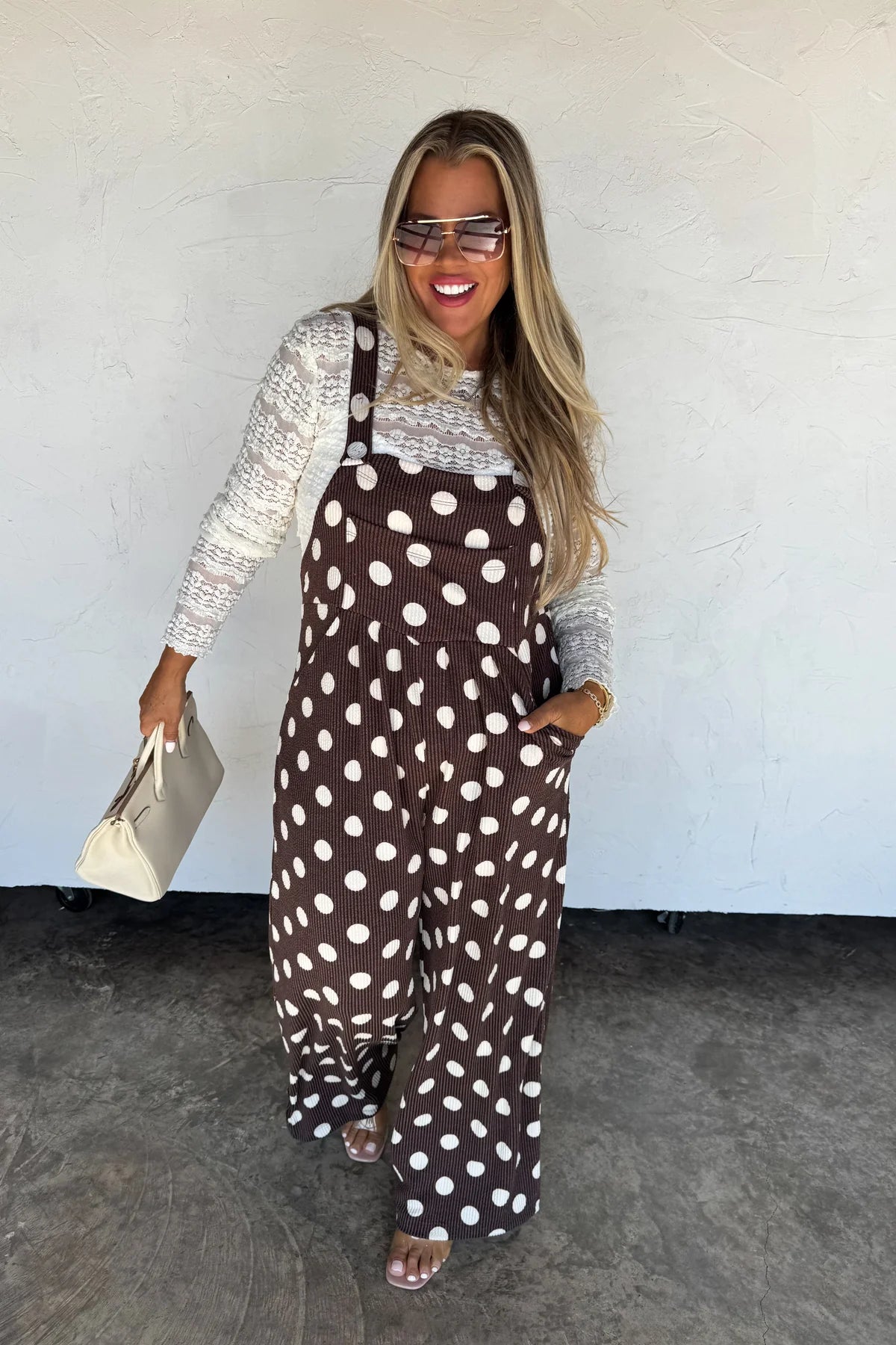 PREORDER: Polka Dot Overalls