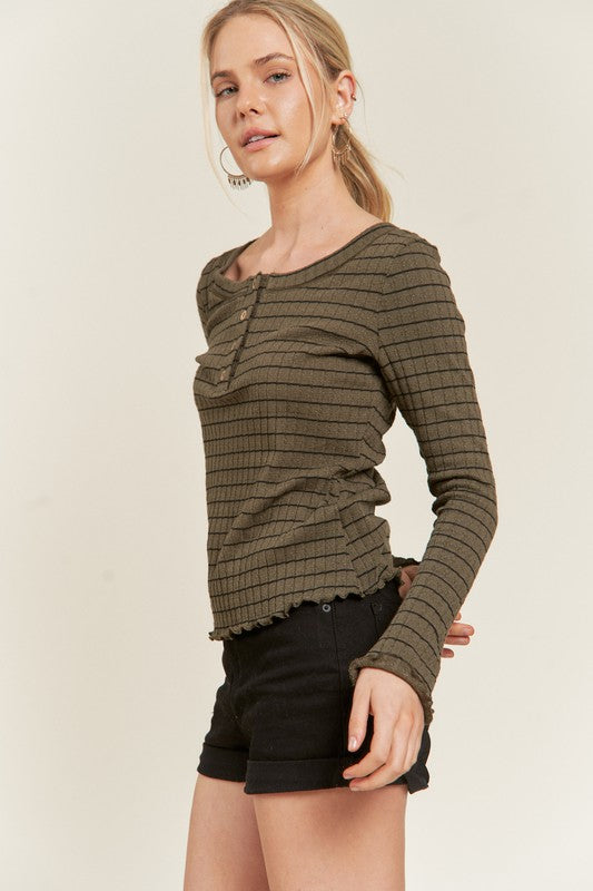 PLUS - Risa Striped Top