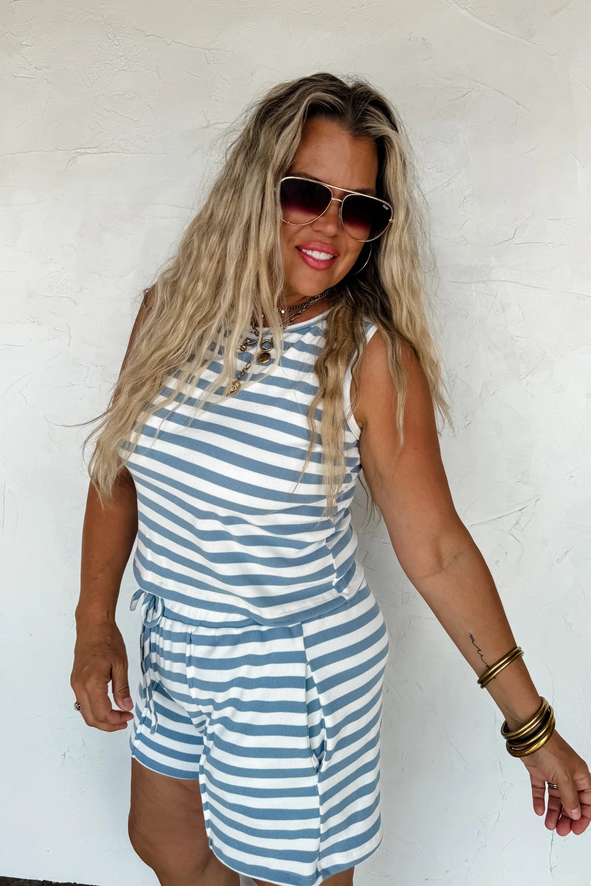 PREORDER - Haven Striped Tank Top