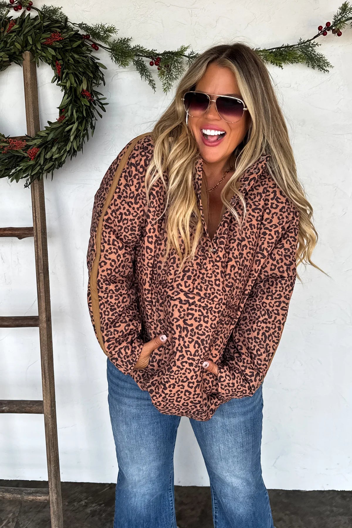 PREORDER: Printed Peyton Puffer Jacket