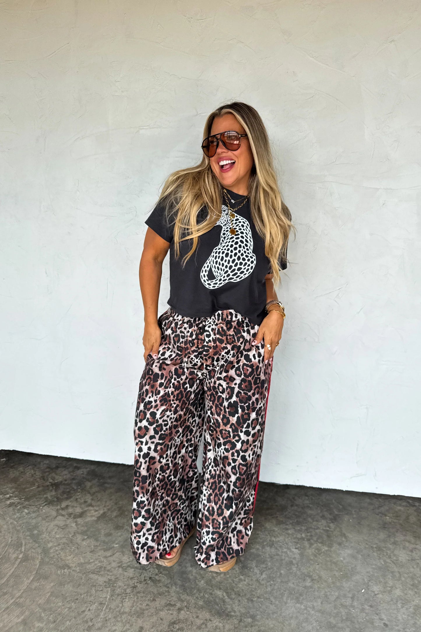 PREORDER: Cheetah Graphic Cotton Tee