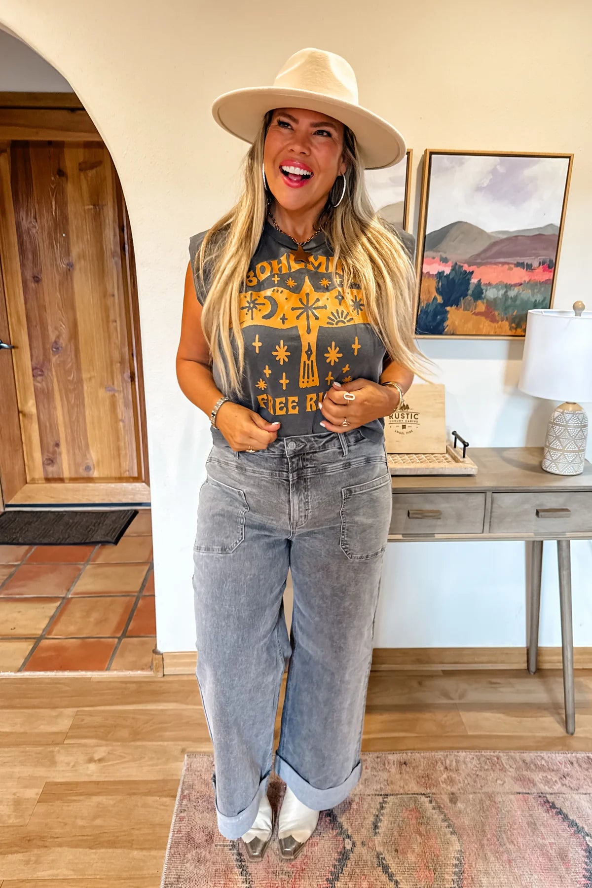 PREORDER: Grey Clover Front Pocket Jeans