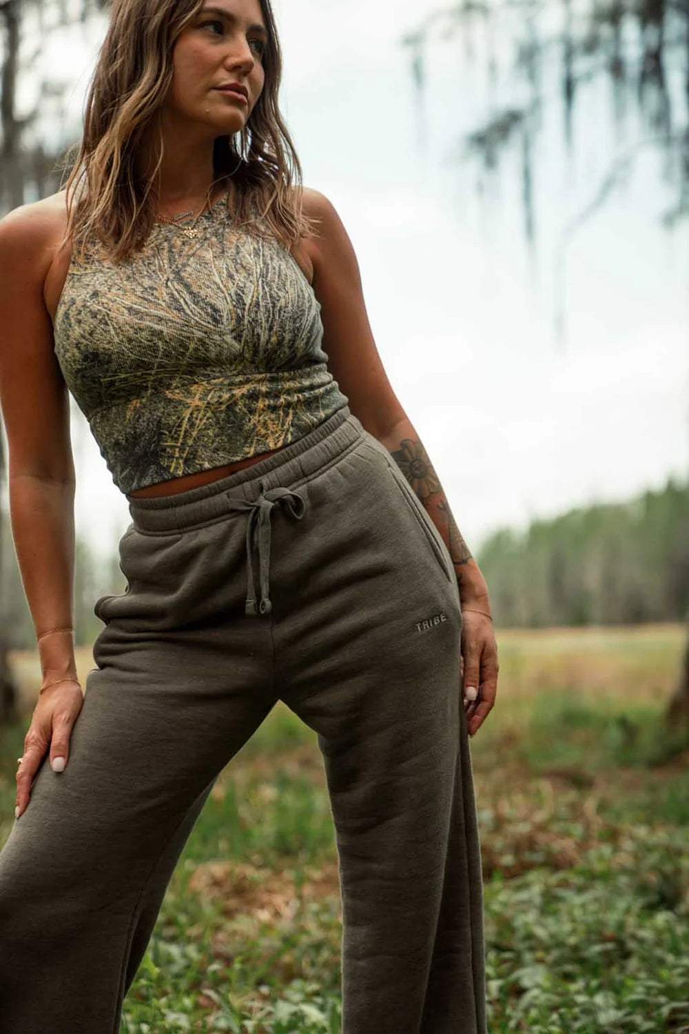 Tribe Kelley x Mossy Oak Ribbed Tank Brush