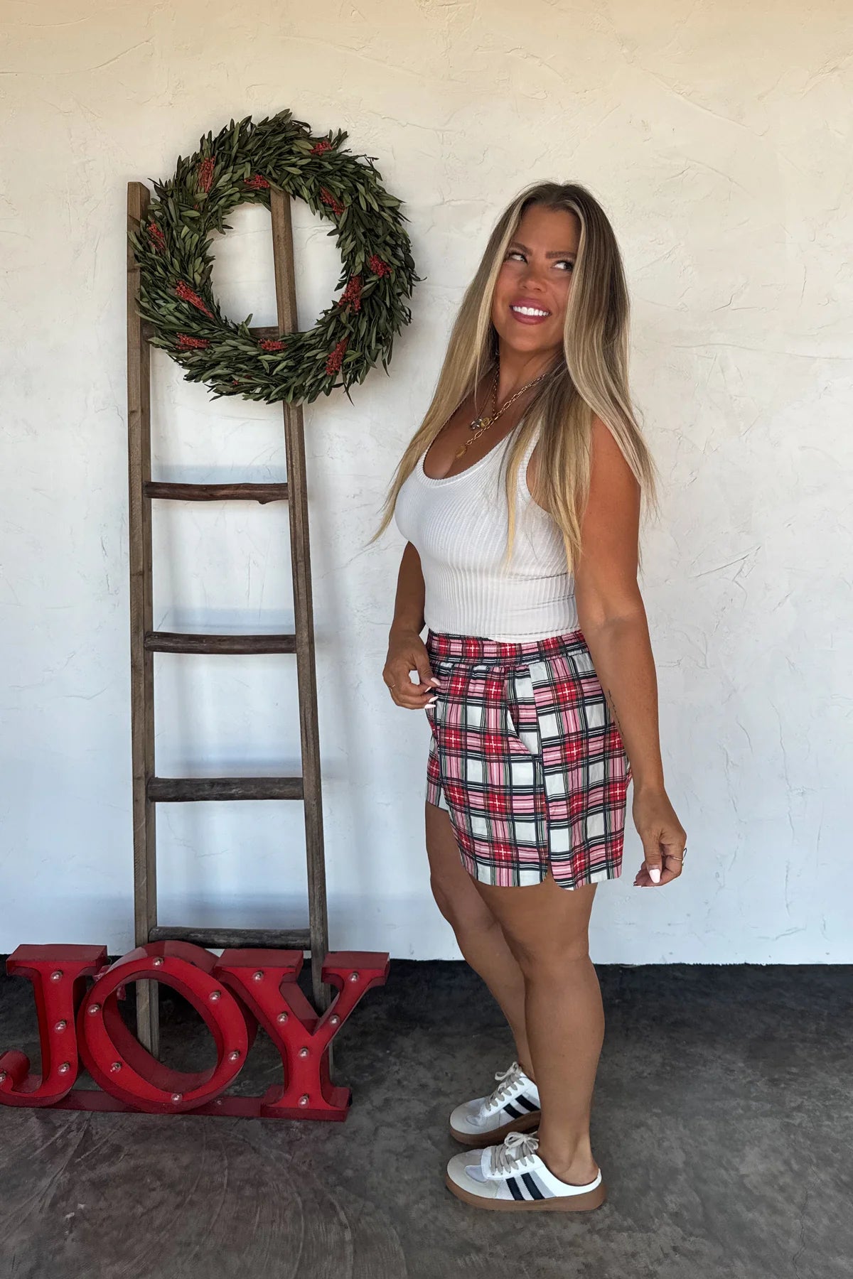 PREORDER: Plaid Printed Shorts