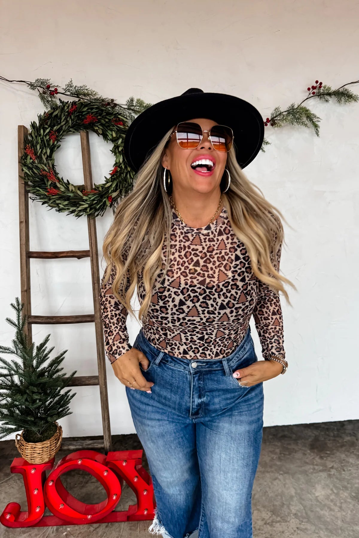PREORDER: Christmas Dress It Up Mesh Tops