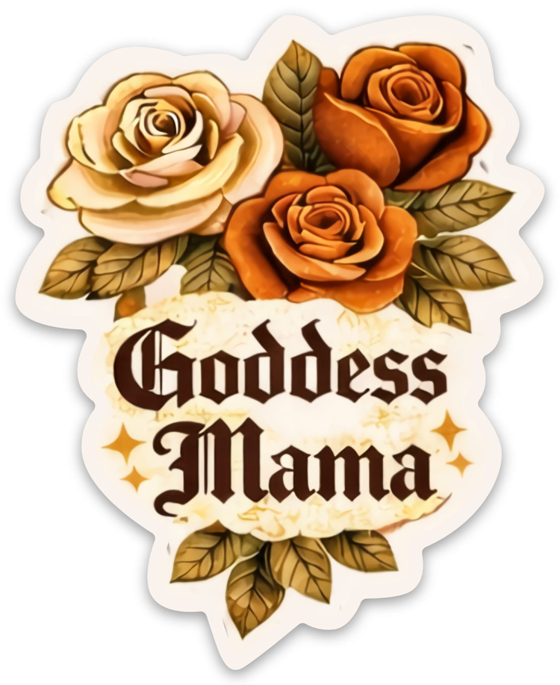 Amber Moon Boutique Goddess Mama Sticker