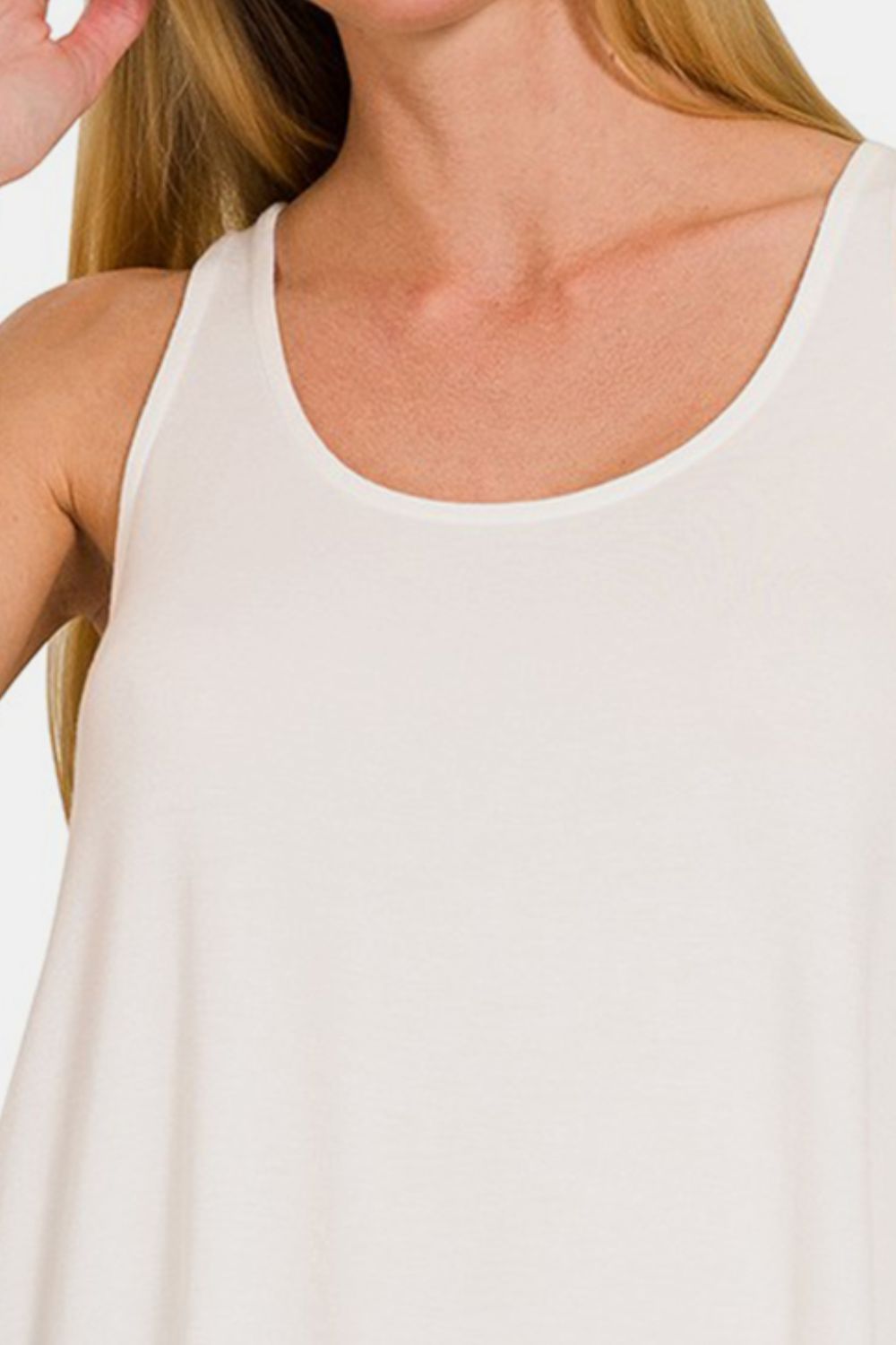 Amber Moon Basics: Flowy Hem Tank