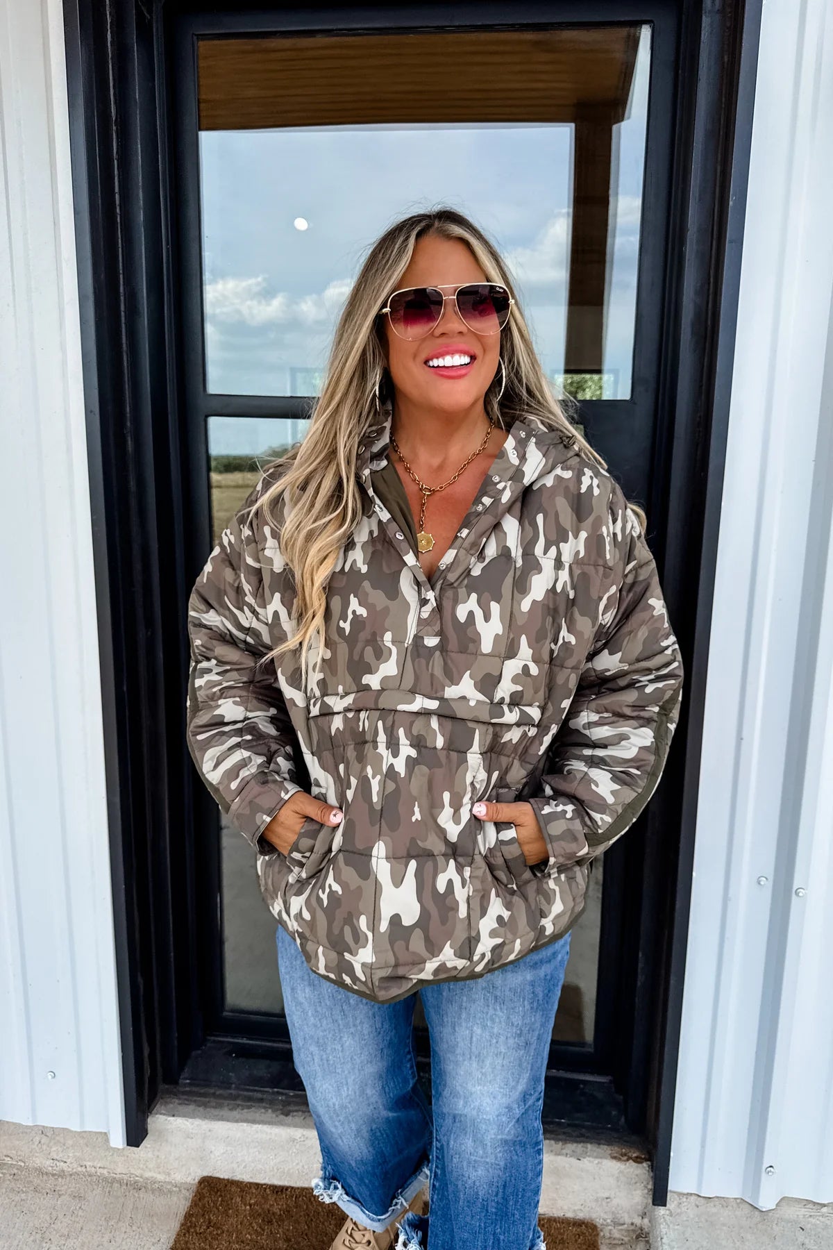 PREORDER: Printed Peyton Puffer Jacket