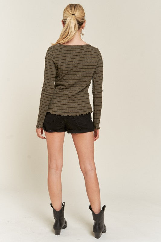 PLUS - Risa Striped Top