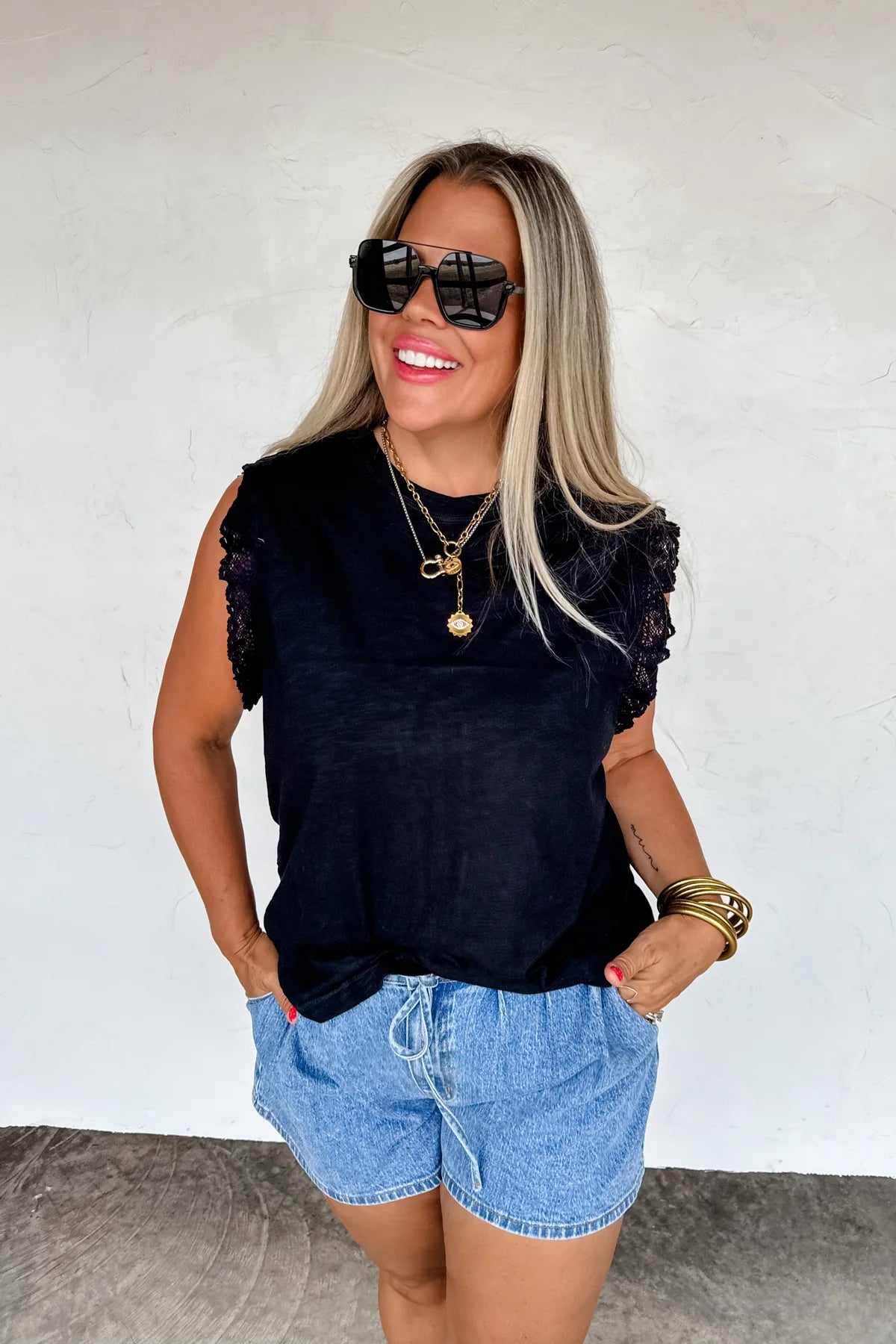 PREORDER: Sweet Lace Days Cotton Tee