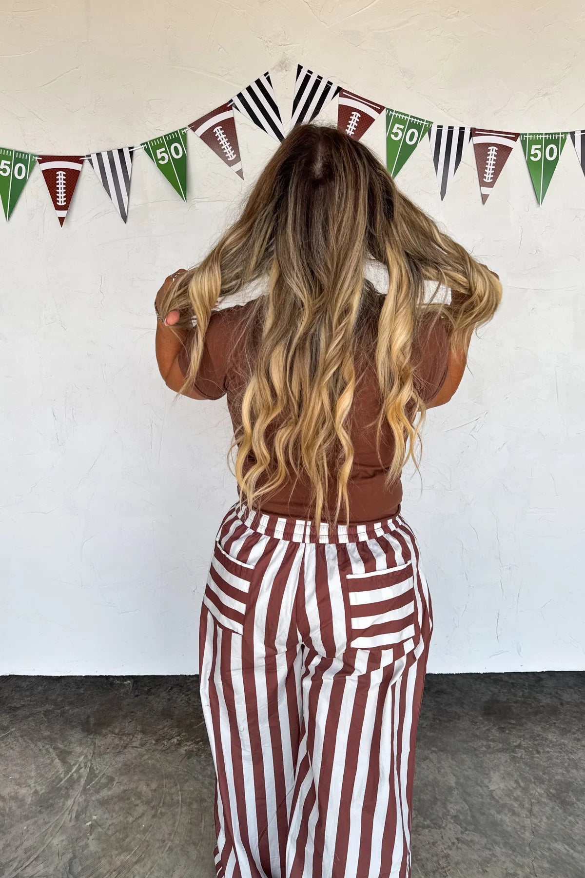 PREORDER: Tailgate Stripe Cotton Boxer Pants