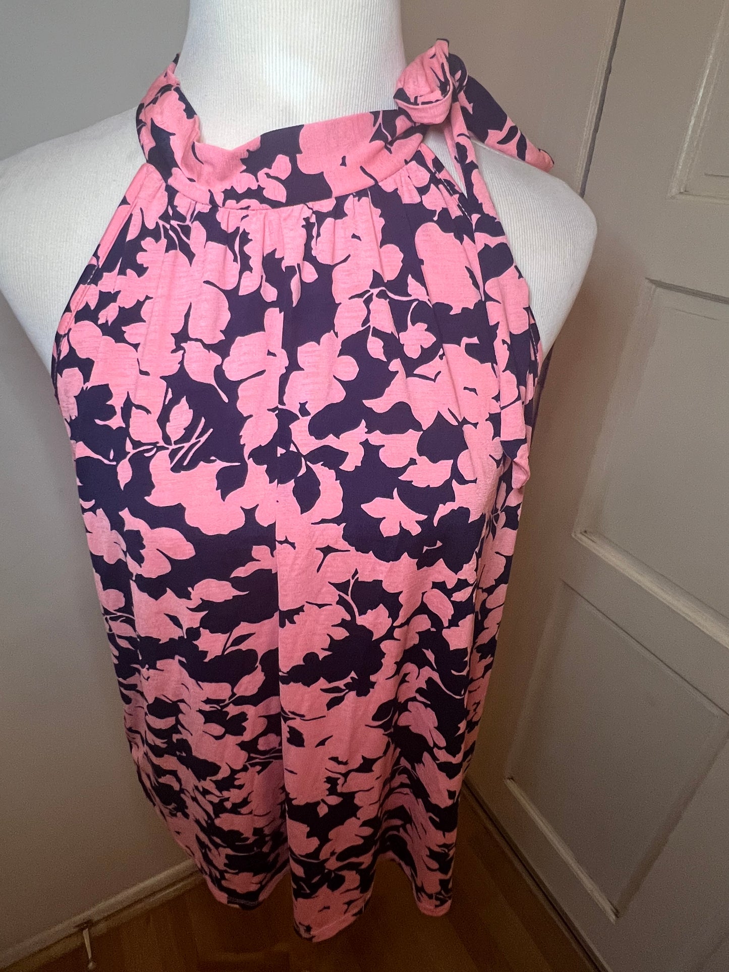 Amber Moon Revival: Floral Halter Tank