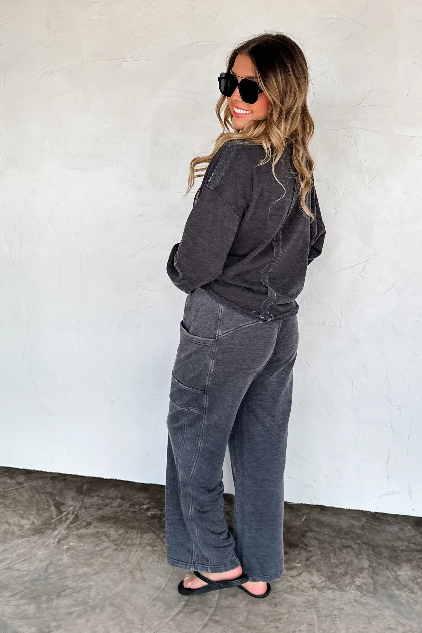 PREORDER: Faded Feels V-Neck Pullover