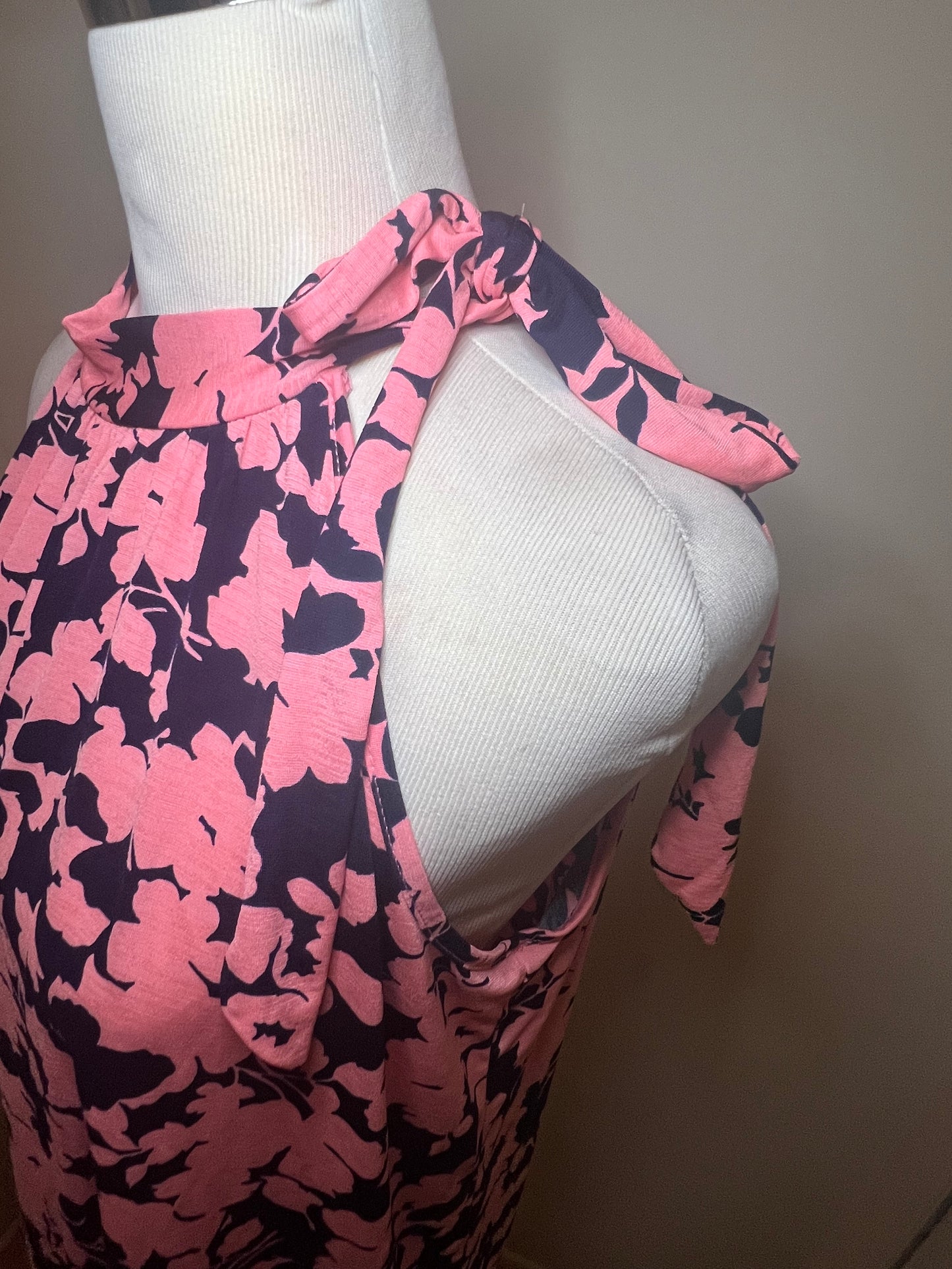 Amber Moon Revival: Floral Halter Tank