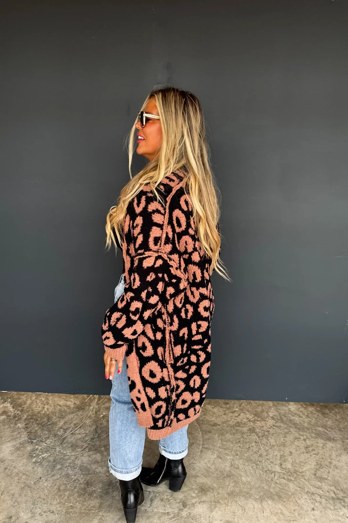 PREORDER: Leopard Cloud Reversible Cardigan