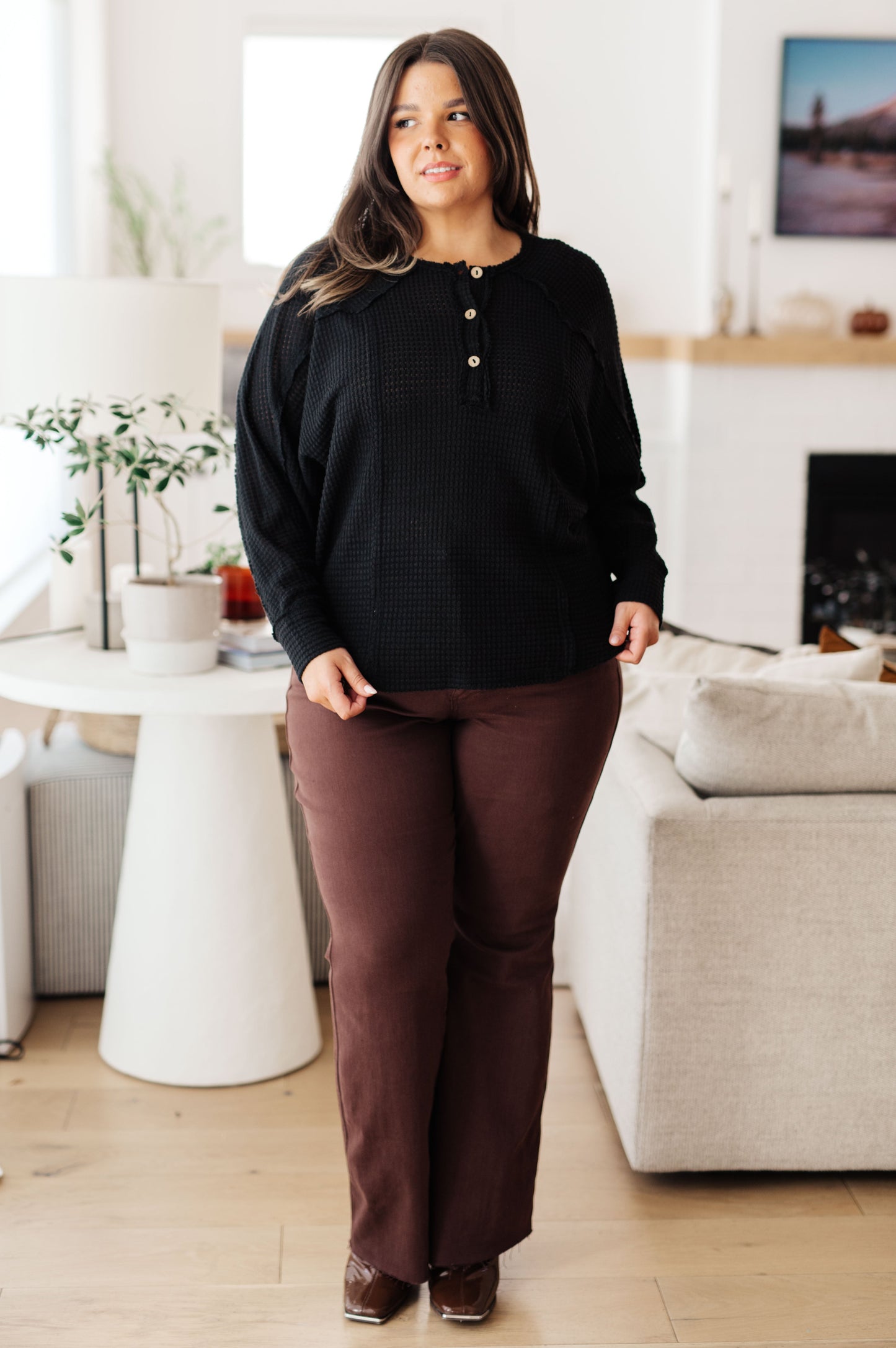Coal Henley Top