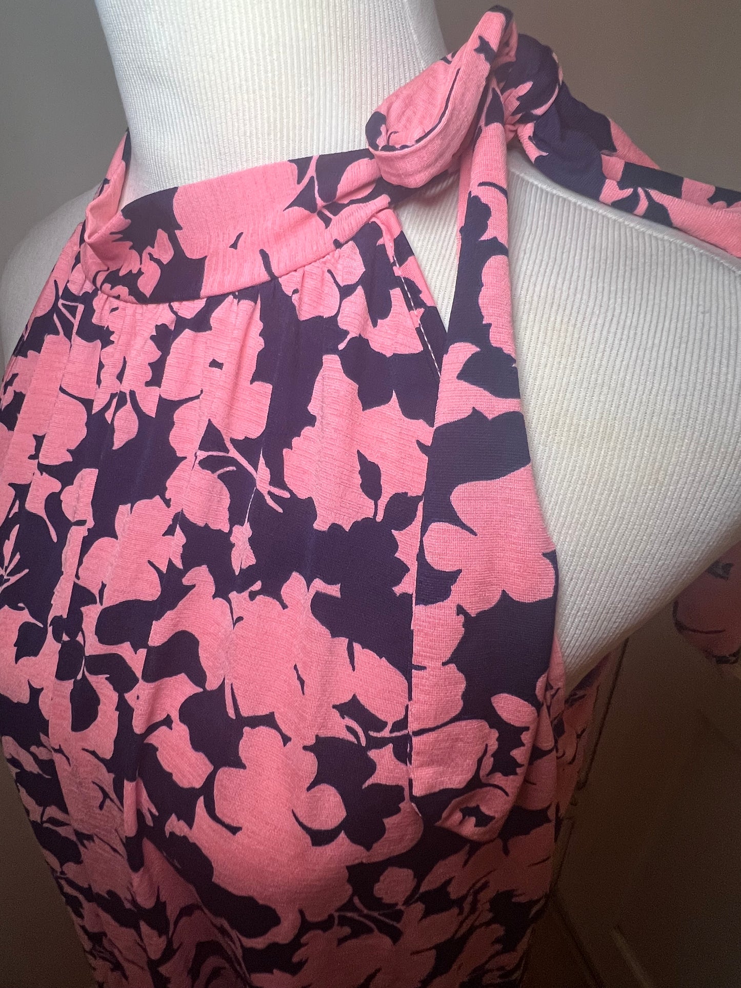 Amber Moon Revival: Floral Halter Tank