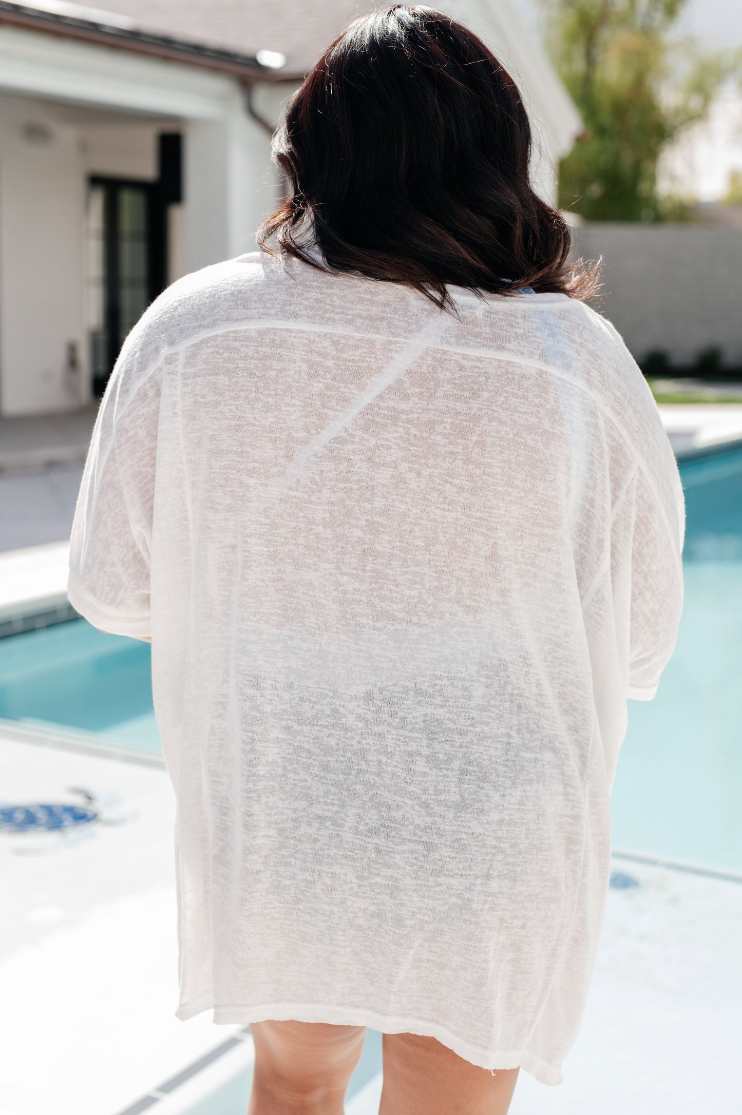 White Oversized Tunic