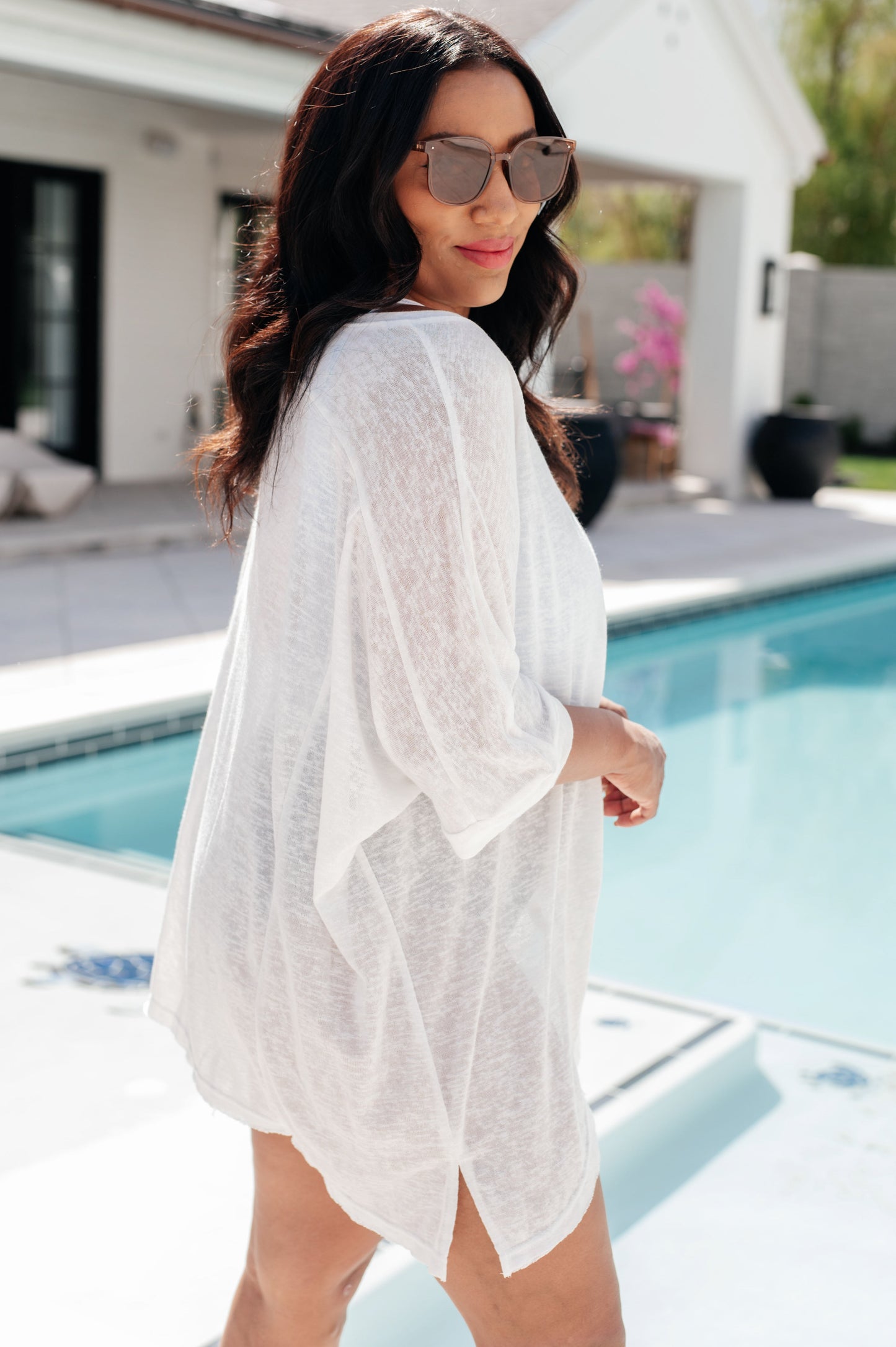 White Oversized Tunic