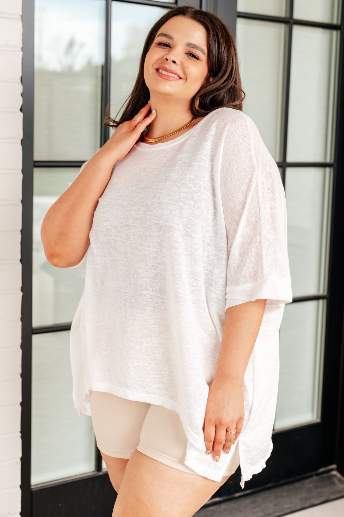 White Oversized Tunic