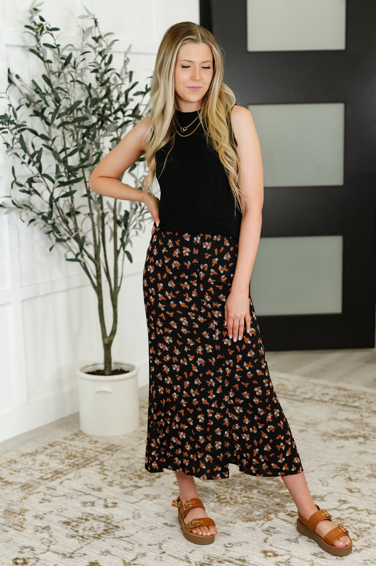 Crispin Midi Skirt