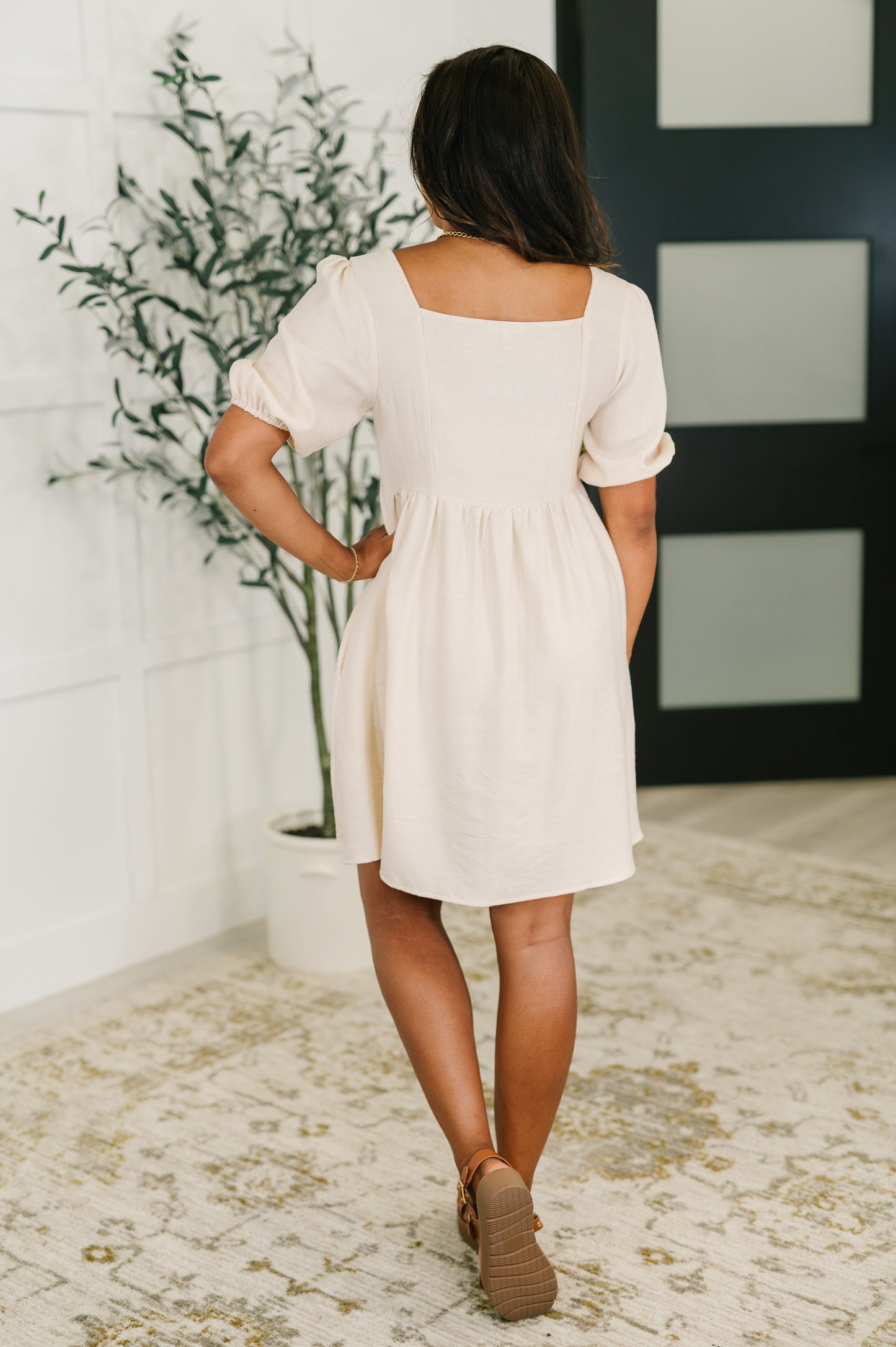 Corduroy Babydoll Dress