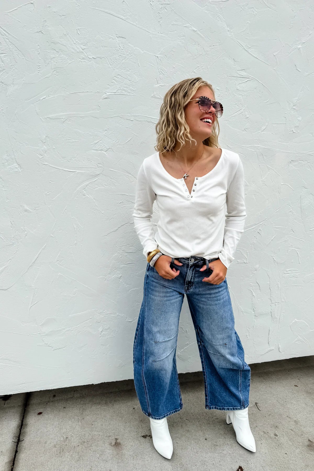 PREORDER: Bex Barrel Jeans
