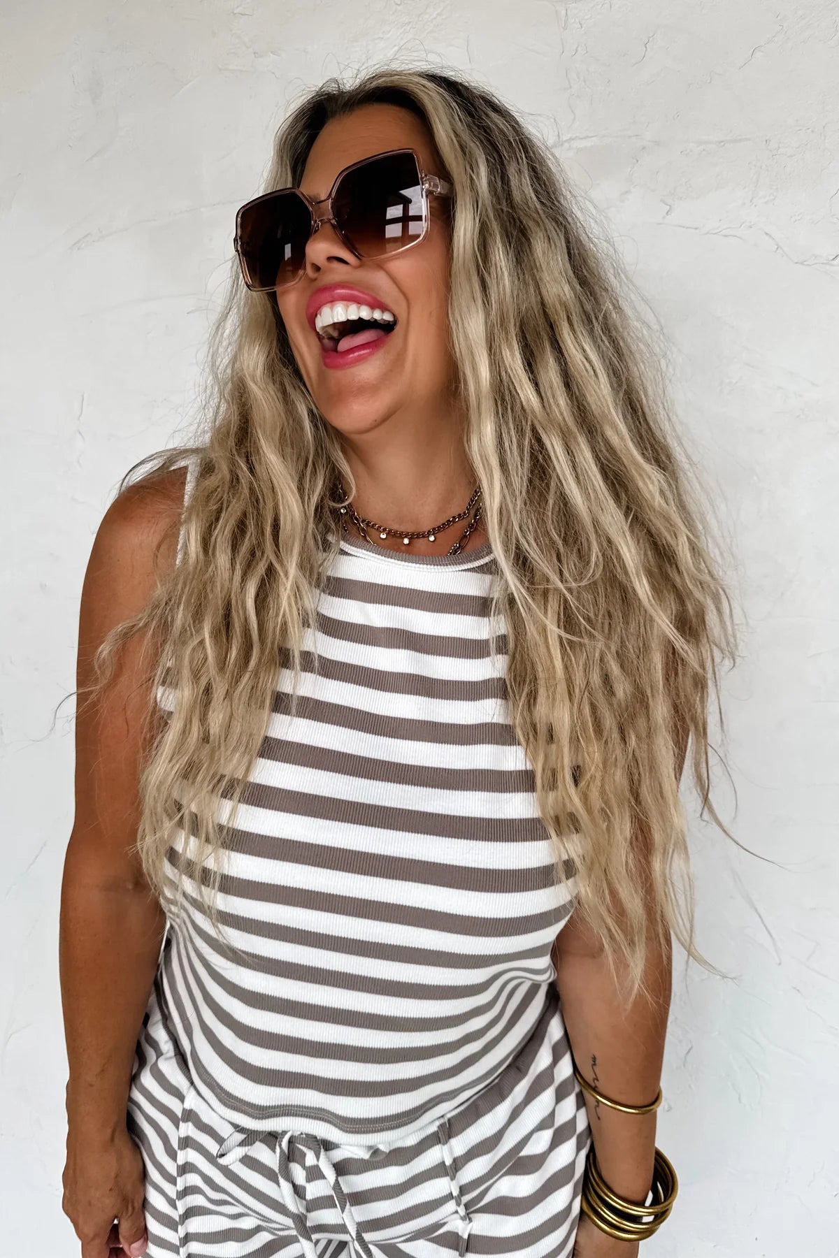 PREORDER - Haven Striped Tank Top