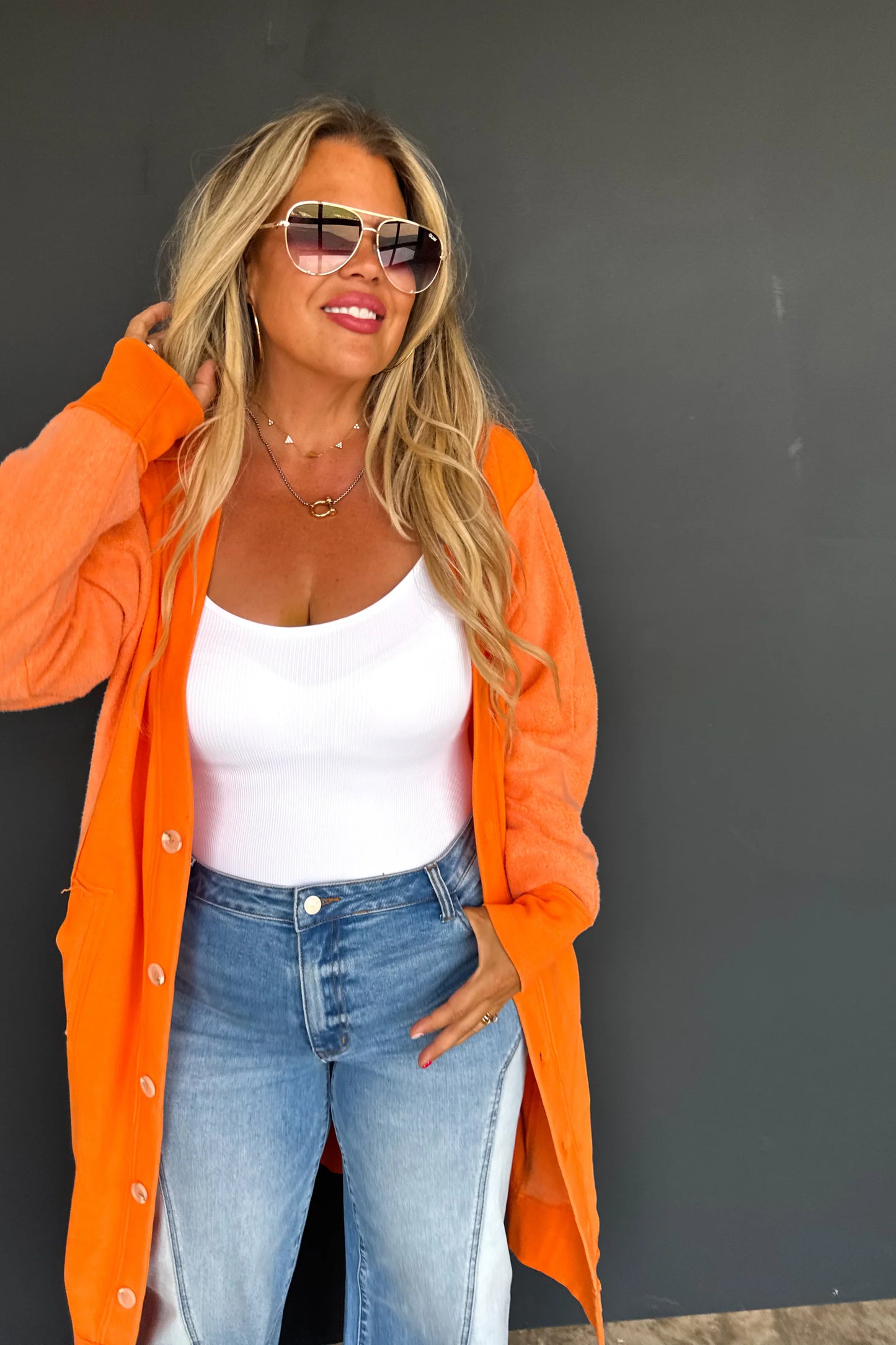 PREORDER: Desiree Sweatshirt Cardigan
