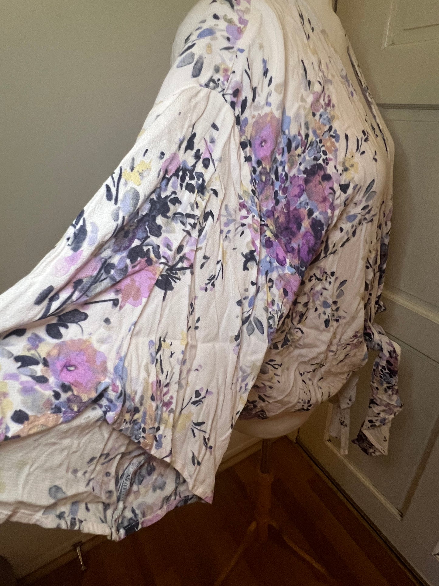 Amber Moon Revival: Love Stitch Tie Blouse