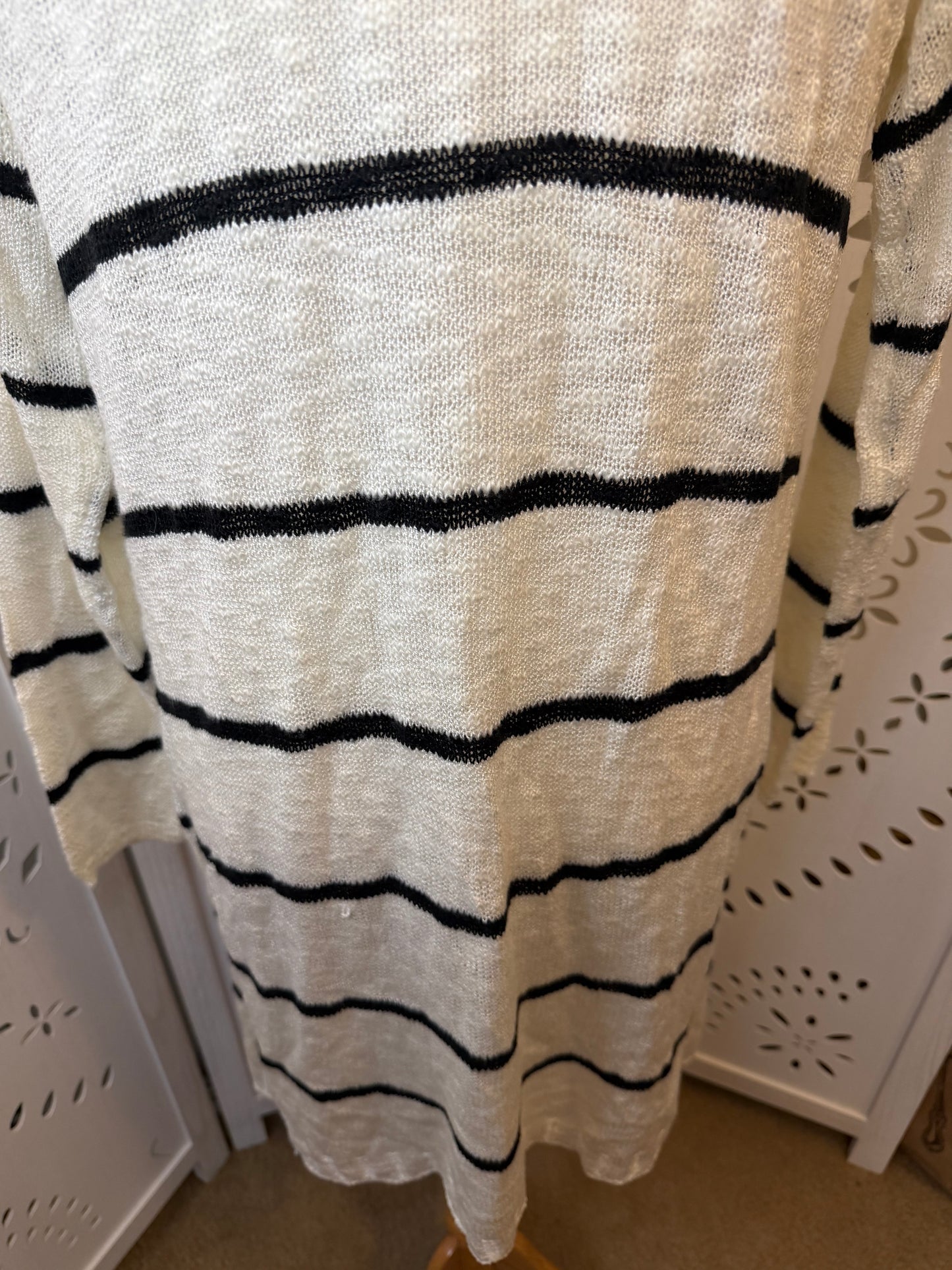 Amber Moon Revival: Long Striped Cardigan