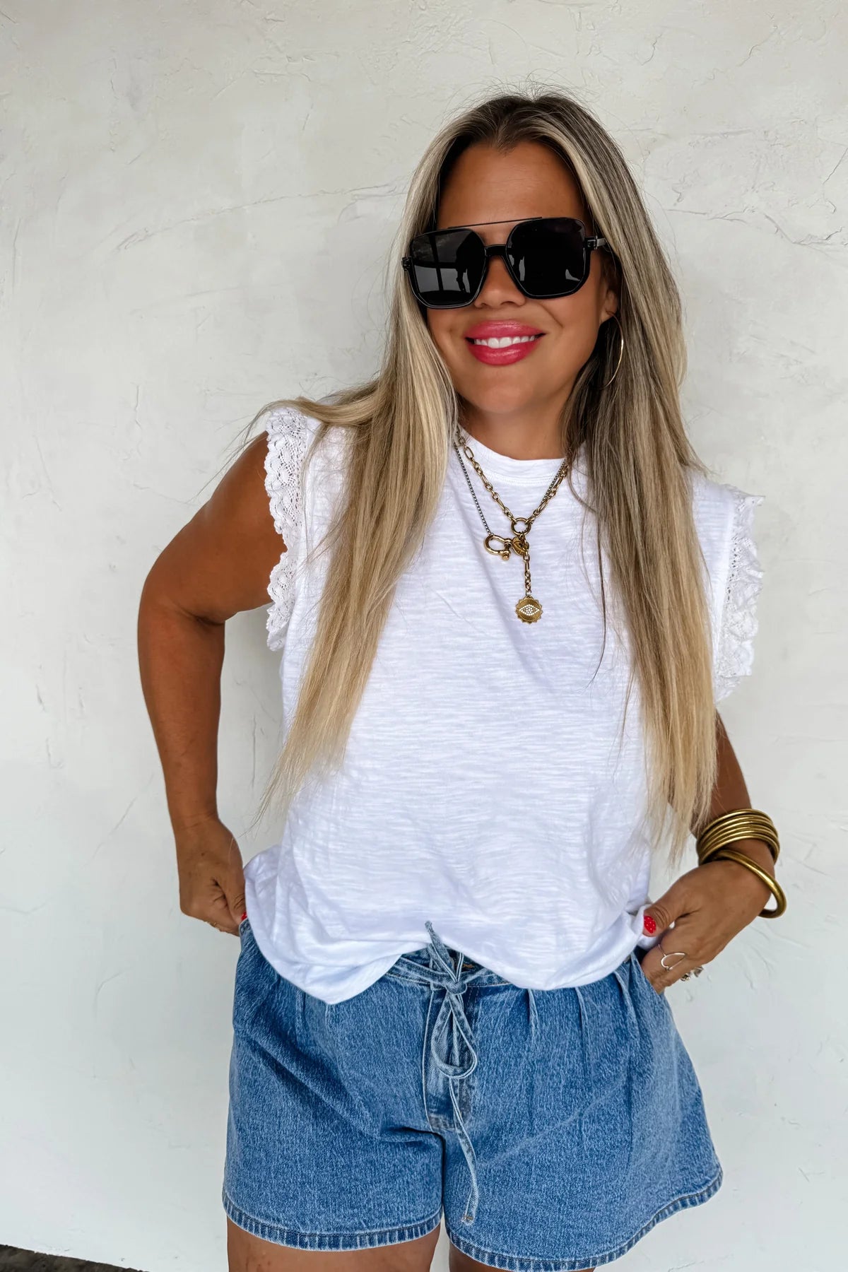 PREORDER: Sweet Lace Days Cotton Tee