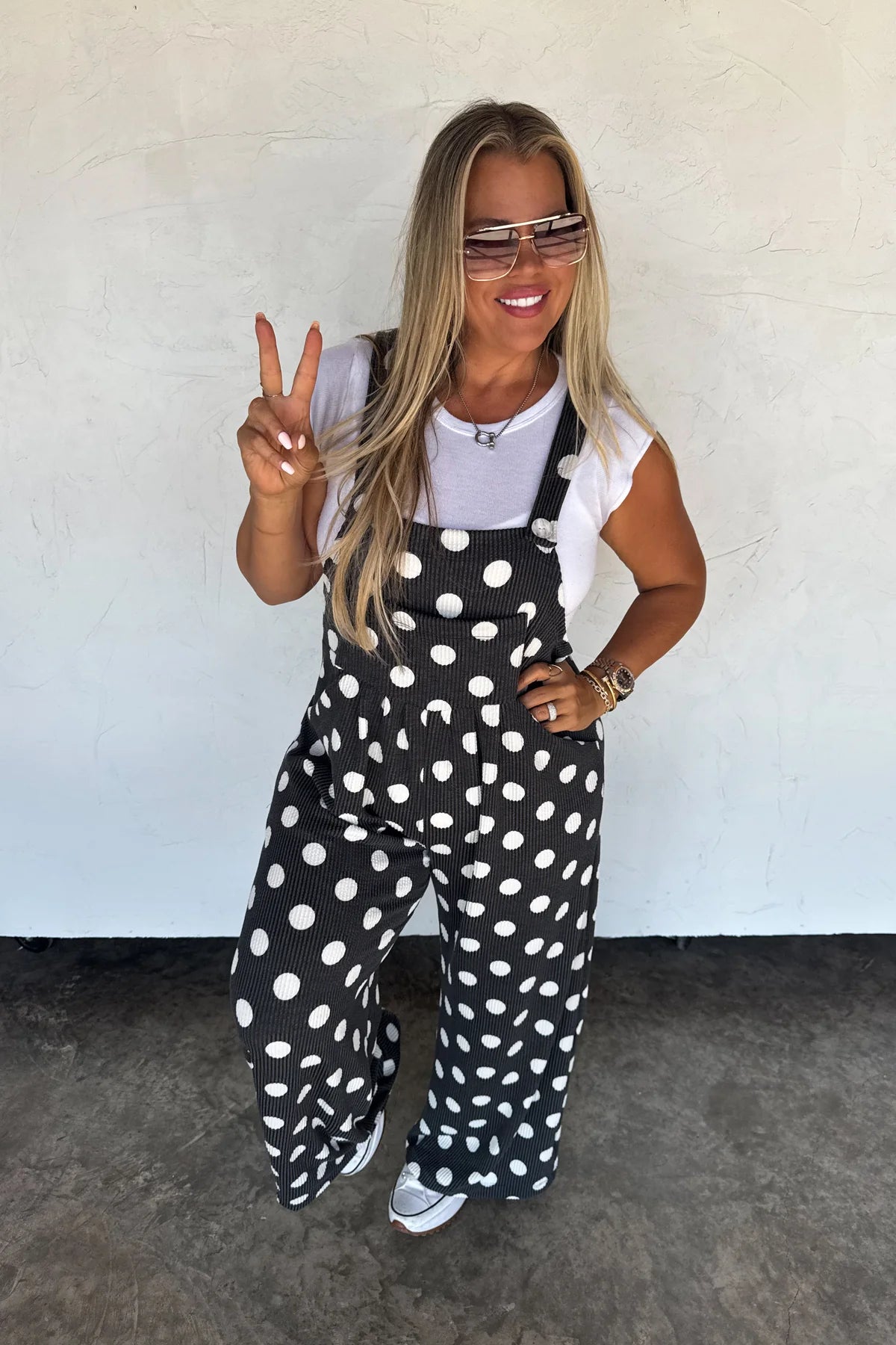 PREORDER: Polka Dot Overalls
