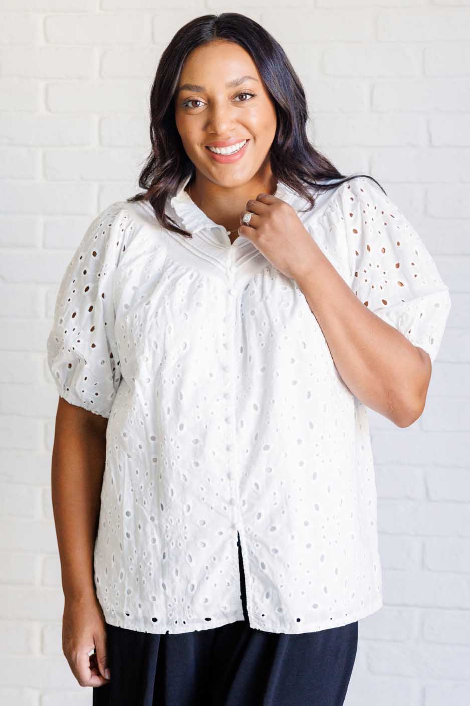 Siena Eyelet Blouse