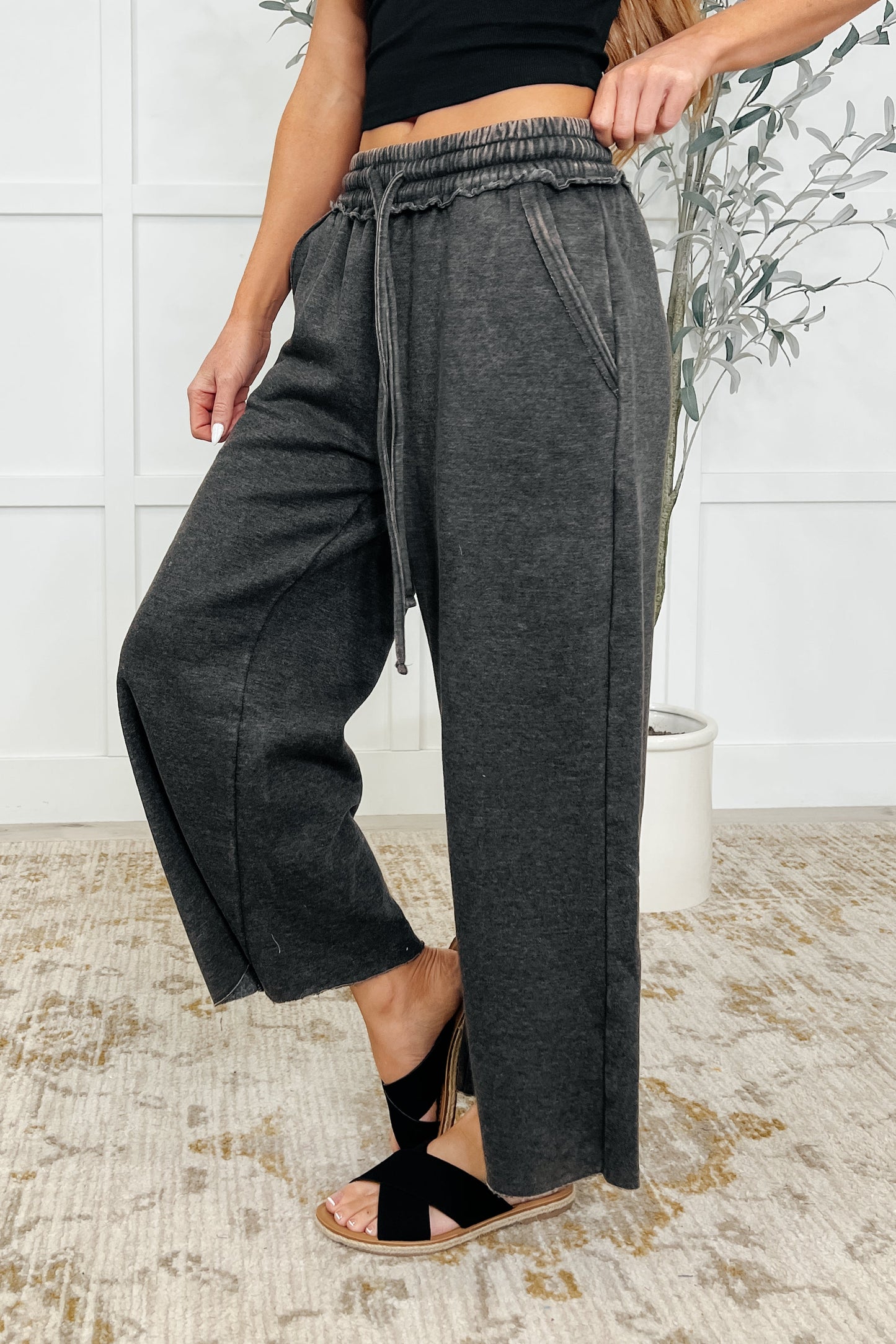 Gianna Pants in Ash Black